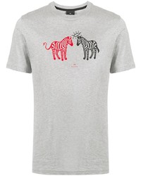 PS Paul Smith Short Sleeved Zebra Print T Shirt