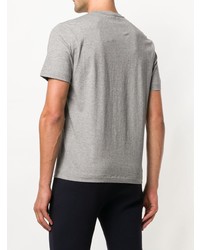 Ea7 Emporio Armani Silver Toned T Shirt