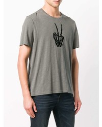 John Varvatos Skeleton Hand Print T Shirt