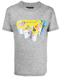 Viktor & Rolf Sketch Logo Print T Shirt