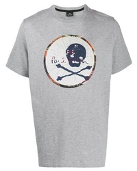 PS Paul Smith Skull And Crossbones Print T Shirt