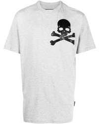 Philipp Plein Skull Motif Cotton T Shirt