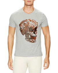 Alexander McQueen Slim Fit Vine Skull T Shirt
