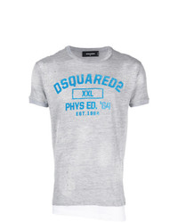 DSQUARED2 Slogan Distressed T Shirt
