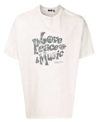 FIVE CM Slogan Print Cotton T Shirt