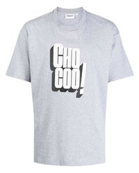 Chocoolate Slogan Print Cotton T Shirt