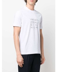 Brunello Cucinelli Slogan Print Short Sleeved T Shirt