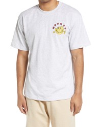 MARKET Smiley Peace Of Mind Graphic Tee In Ash At Nordstrom