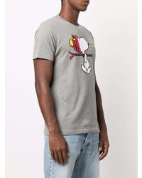 MC2 Saint Barth Snoopy Print Short Sleeved T Shirt