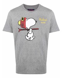 MC2 Saint Barth Snoopy Print Short Sleeved T Shirt