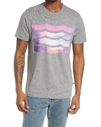 Sol Angeles Sorbet Sky Waves Graphic Tee In Heather At Nordstrom