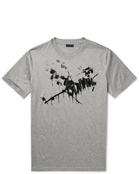 Lanvin Splatter Print Cotton Jersey T Shirt