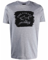 Paul & Shark Sport Logo Print T Shirt