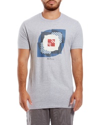 Ben Sherman Square Target Graphic Crewneck T Shirt