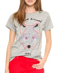 ChicNova Street Sketch Fox Print T Shirt
