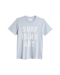 Sol Angeles Surf Art Cotton T Shirt In Mist At Nordstrom