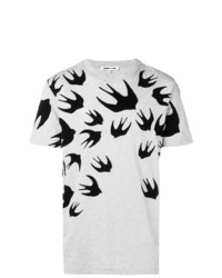 McQ Alexander McQueen Swallow Print T Shirt