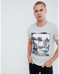 Esprit T Shirt With Palm Tree Photo Print