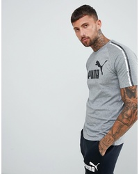 Puma Taping T Shirt In Grey 85258903