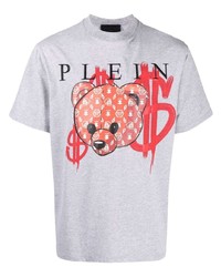 Philipp Plein Teddy Bear Cotton T Shirt