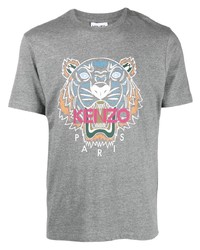 Kenzo Tiger Print Detail T Shirt