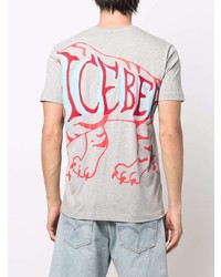 Iceberg Tiger Print T Shirt