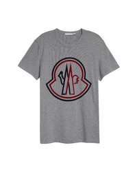 Moncler Tonal Bell Logo Cotton T Shirt
