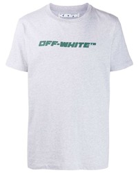 Off-White Trellis Worker Logo Print T Shirt