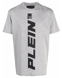 Philipp Plein Vertical Logo Print T Shirt