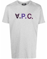 A.P.C. Vpc Flocked Logo T Shirt