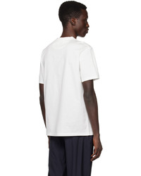 Paul Smith White Abstract Geometric T Shirt