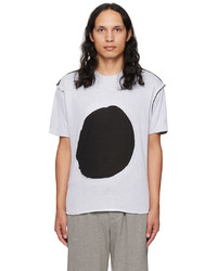 Edward Cuming White Black Circle Window T Shirt