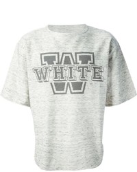 White Mountaineering Varsity Print T Shirt