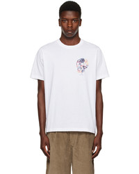 Ps By Paul Smith White Skull T Shirt