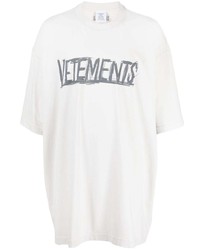 Vetements Worldtour Logo Print T Shirt