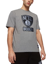 BOSS X Nba Tbasket Brooklyn Nets Emed Logo Graphic Tee