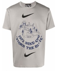 Black Comme Des Garçons X Nike Graphic Print T Shirt