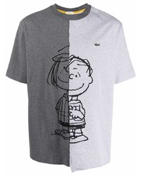 Lacoste X Peanuts Asymmetric Printed T Shirt