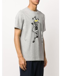 PS Paul Smith Zebra Print Organic Cotton T Shirt