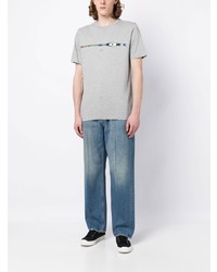 PS Paul Smith Zip Print Cotton T Shirt