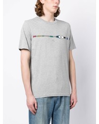 PS Paul Smith Zip Print Cotton T Shirt