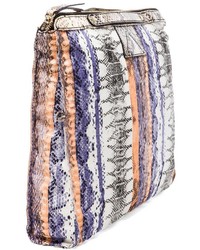 Twelfth St. By Cynthia Vincent Twelfth Street By Cynthia Vincent Bankers Printed Snake Leather Crossbody Bag