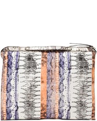 Twelfth St. By Cynthia Vincent Twelfth Street By Cynthia Vincent Bankers Printed Snake Leather Crossbody Bag