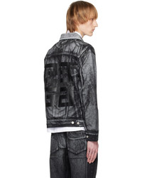 Givenchy Black 4g Denim Jacket