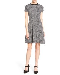 Grey Print Dress