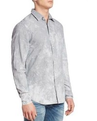 G Star G Star Raw Landoh Oxford Printed Slim Fit Shirt
