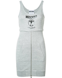 Moschino Logo Print Hoodie Dress