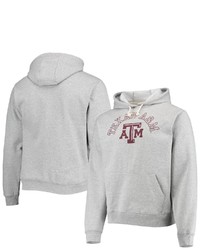 LEAGUE COLLEGIATE WEA R Heathered Gray Texas A M Aggies Seal Neuvo Essential Fleece Pullover Hoodie In Heather Gray At Nordstrom