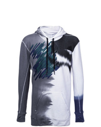 11 By Boris Bidjan Saberi Abstract Print Hoodie