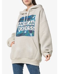 Ashish American Excess Sequin Cotton Hoodie